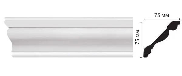 Карниз Декомастер D154 (75х75х2000)